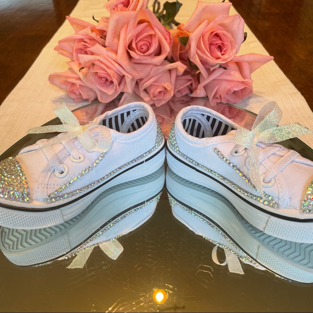 Bling Rhinestone Kids Shoes - Picture 12 of 17